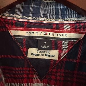 Tommy Hilfiger red plaid multi plaid. They don’t make this anymore